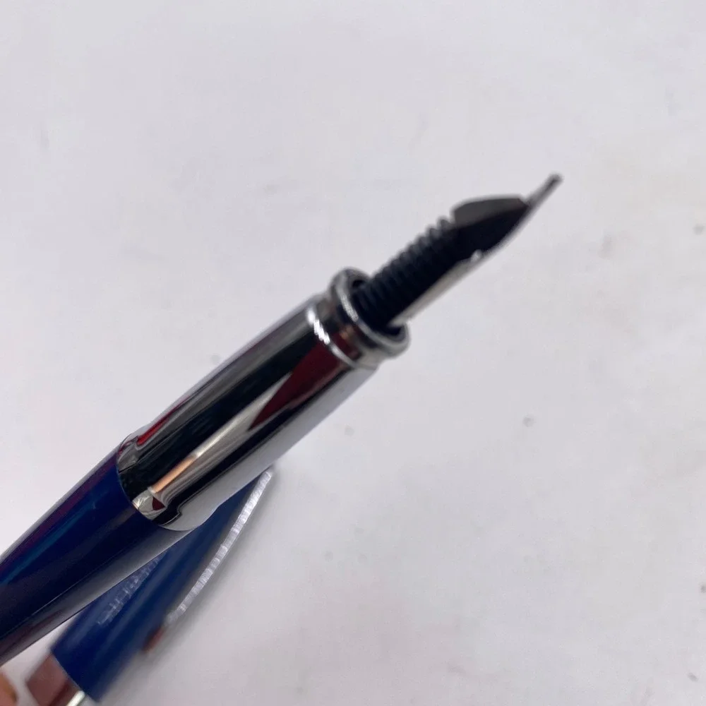 Cross Aventura Fountain Pen Starry Blue Chrome Trim Medium LNC Writing Gift SEO